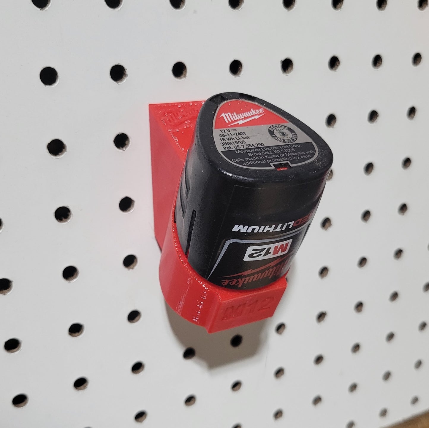 Milwaukee M12 Angled Battery Wall Mount