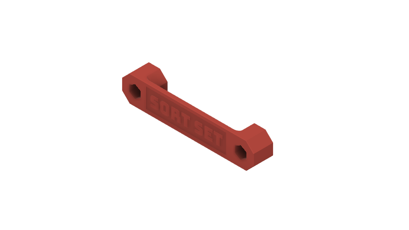 SORTSET Rails Pegboard or Wall Mount