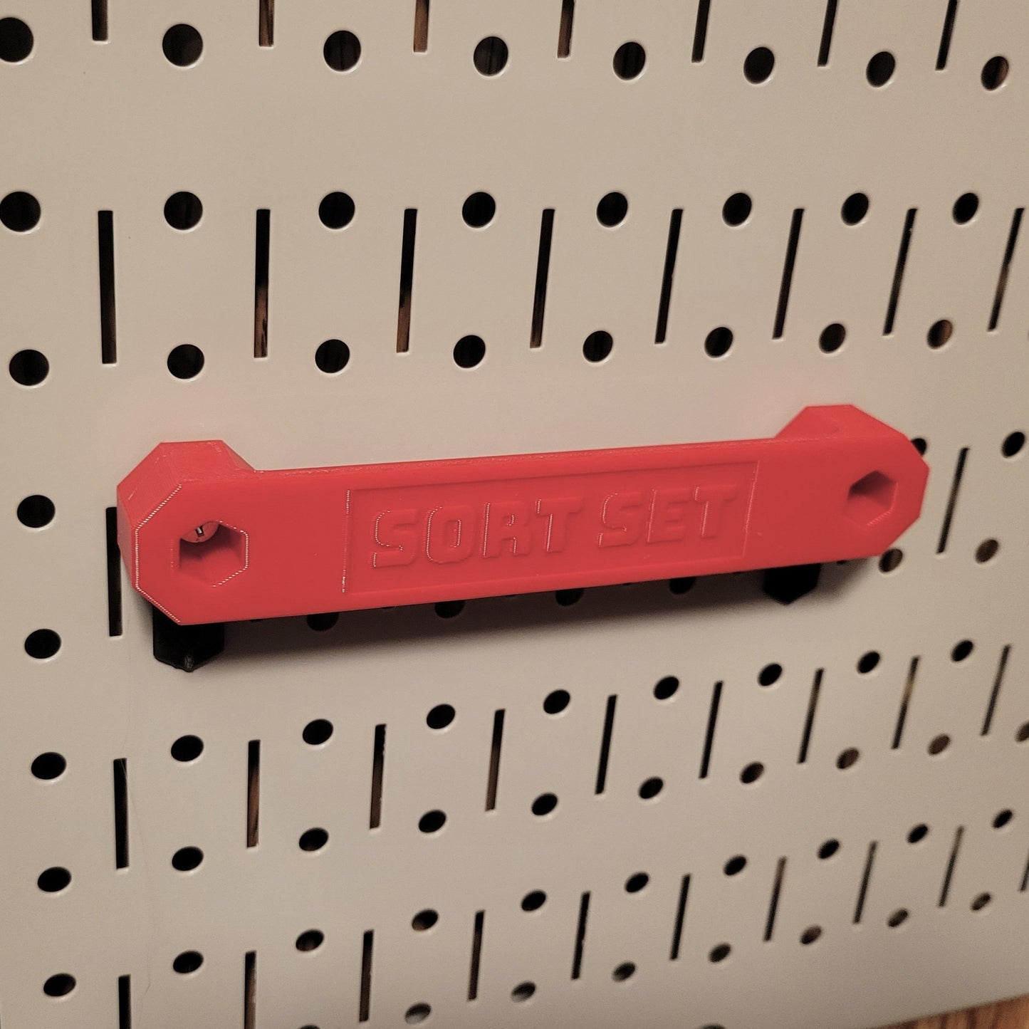 SORTSET Rails Pegboard or Wall Mount