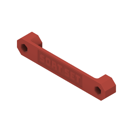 SORTSET Rails Pegboard or Wall Mount