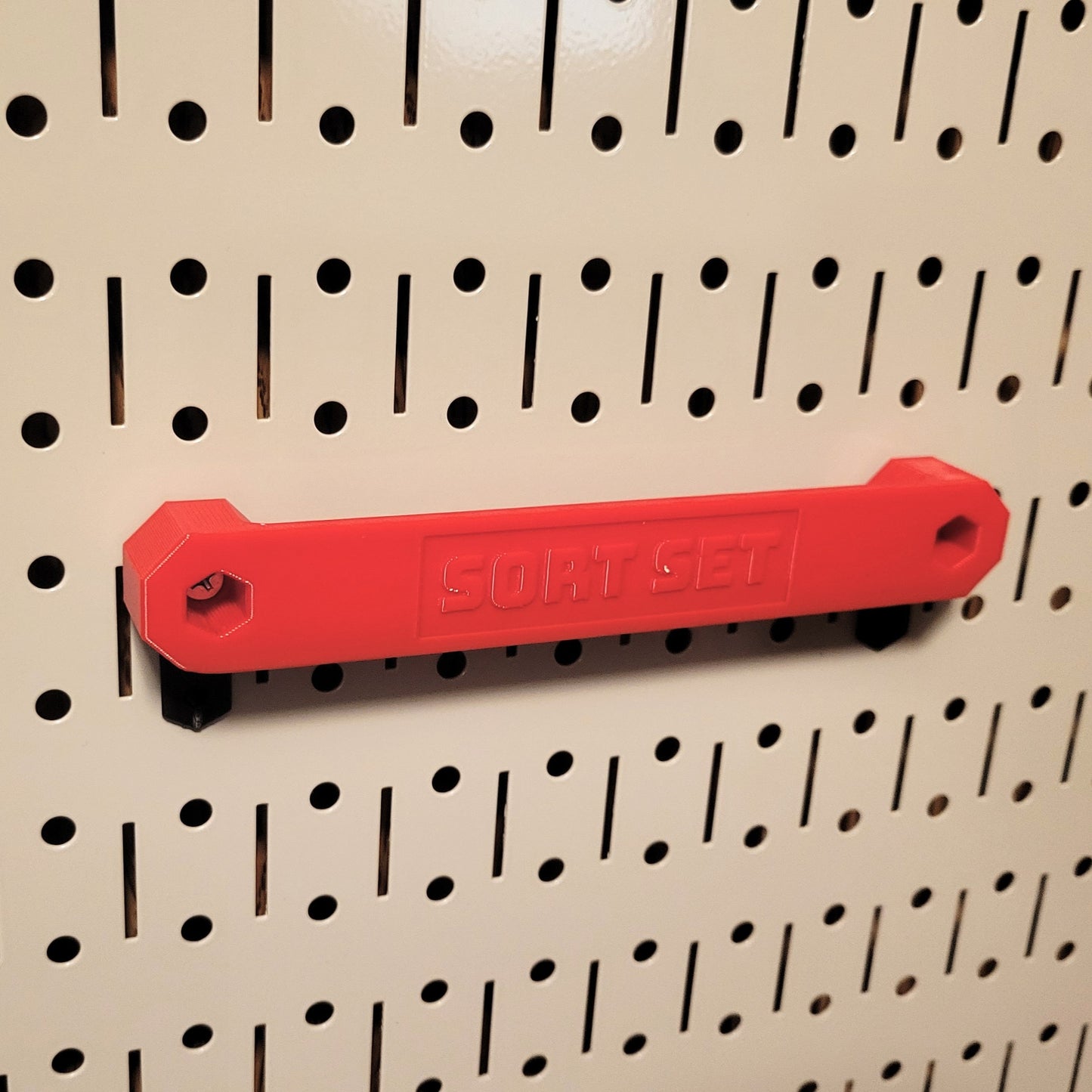 SORTSET Rails Pegboard or Wall Mount