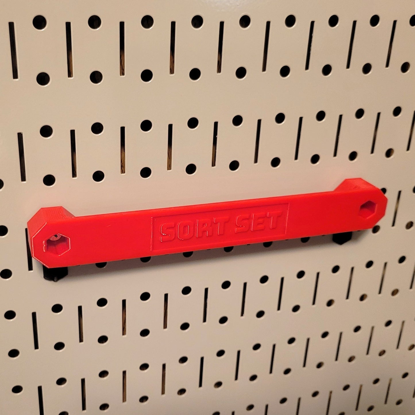 SORTSET Rails Pegboard or Wall Mount