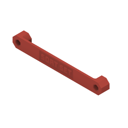 SORTSET Rails Pegboard or Wall Mount