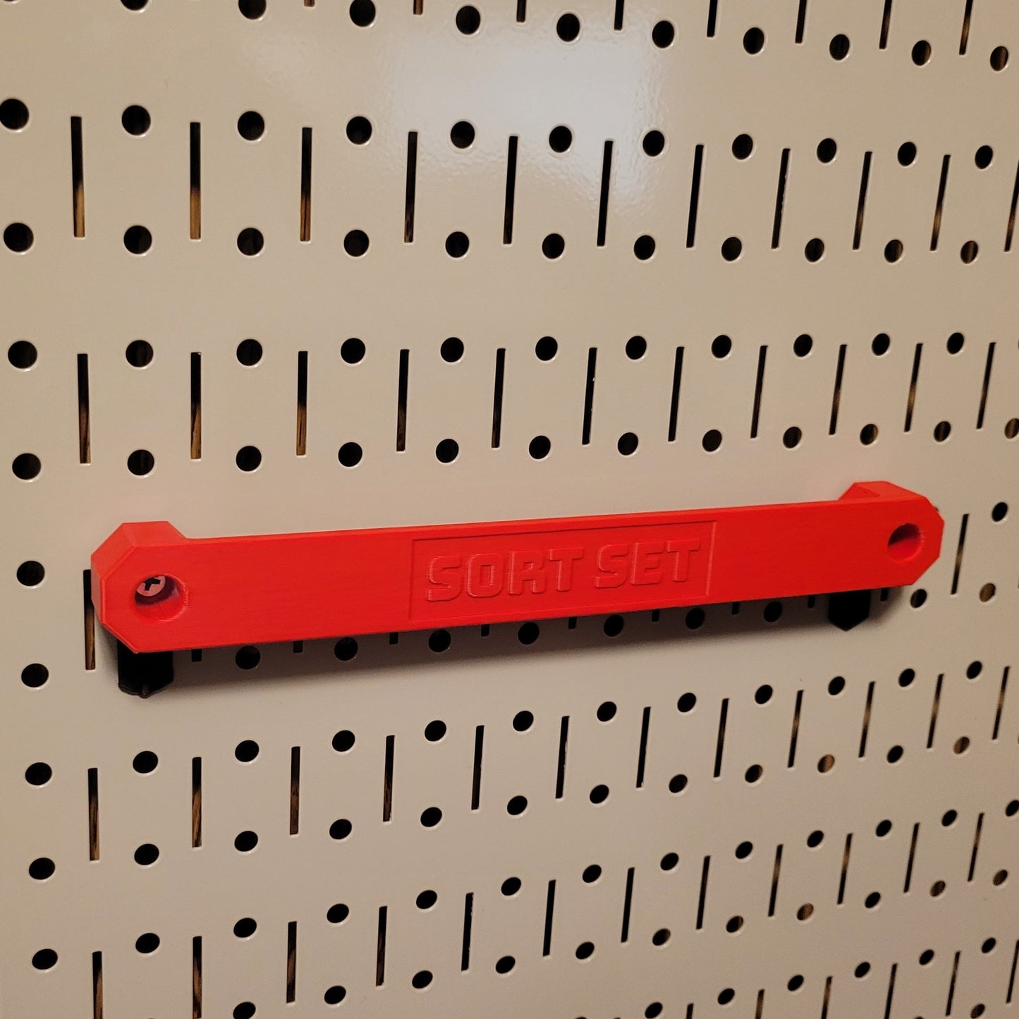 SORTSET Rails Pegboard or Wall Mount