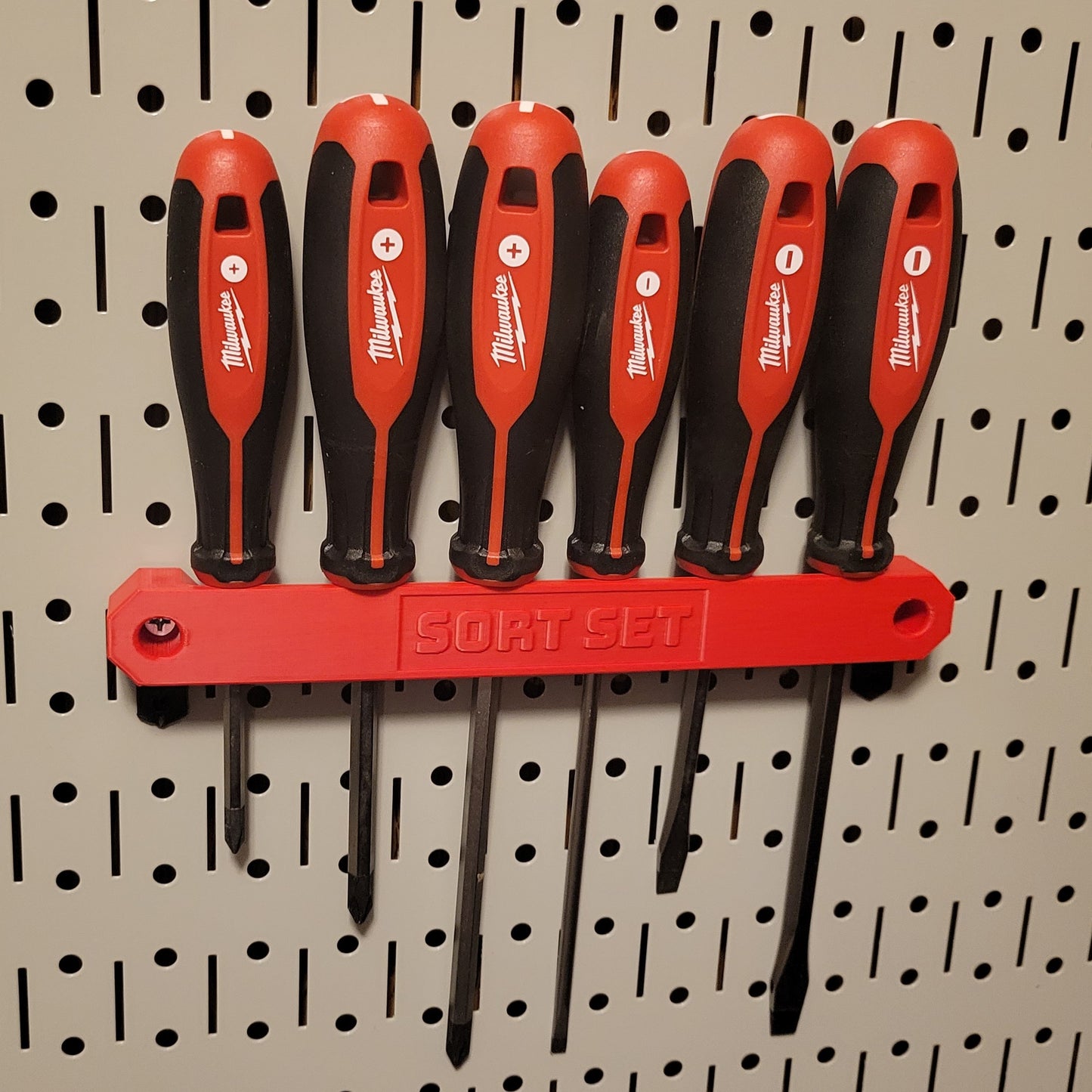SORTSET Rails Pegboard or Wall Mount