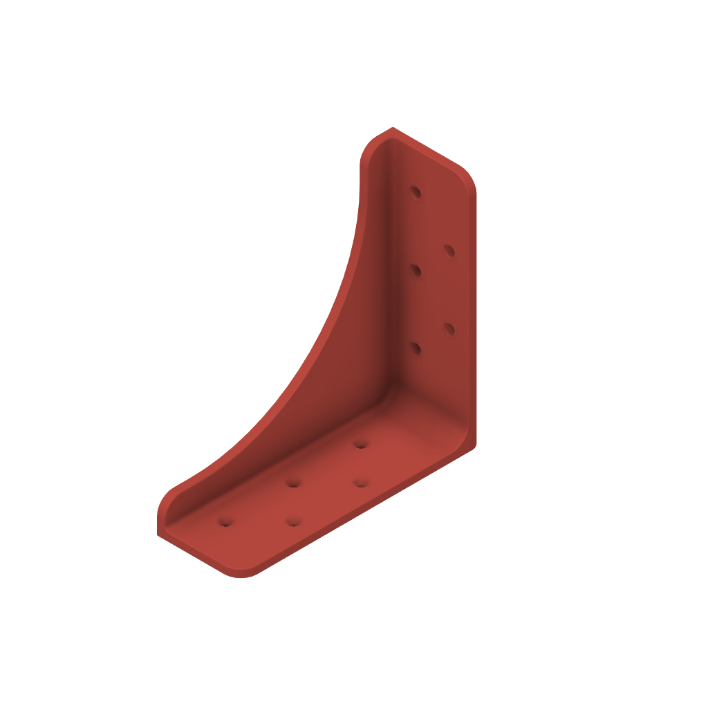SORSET 7-in Shelf Bracket for Pegboard and Wall Mount