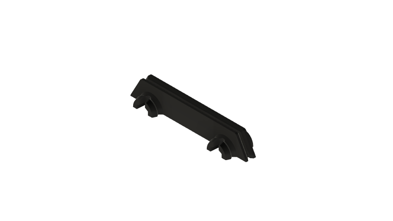 1/4" Pegboard Double Hole Anchor for 20G Steel Pegboard