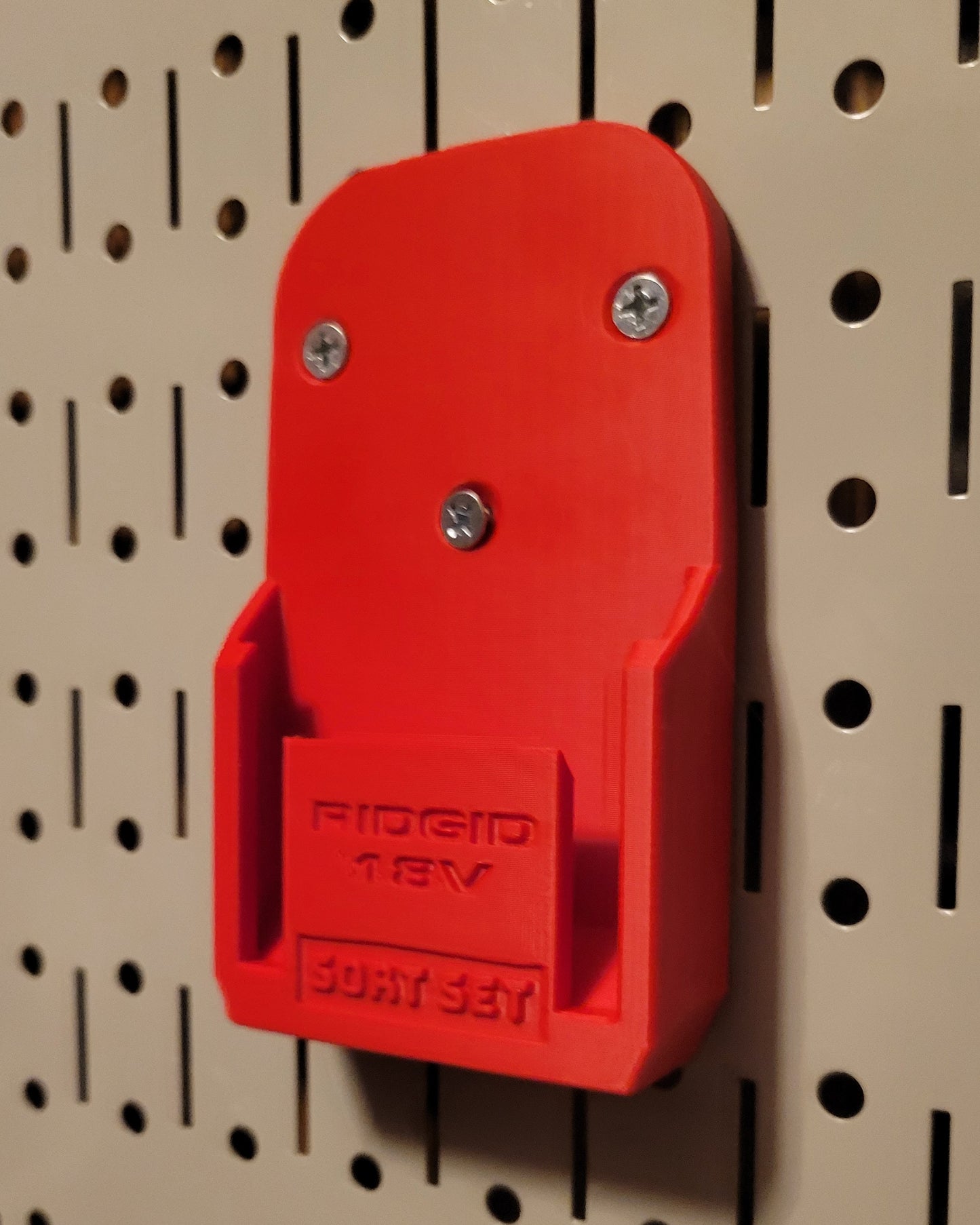 SORTSET RIDGID 18V Battery Wall Mount