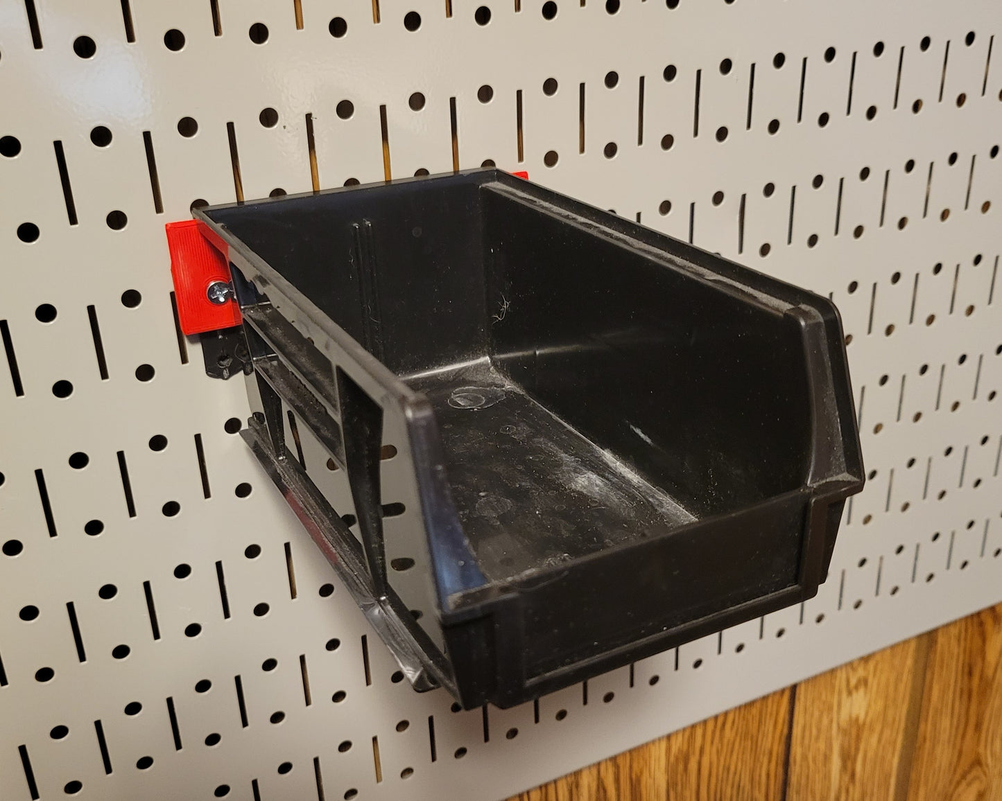 SORTSET Parts Bin Bracket for Pegboard
